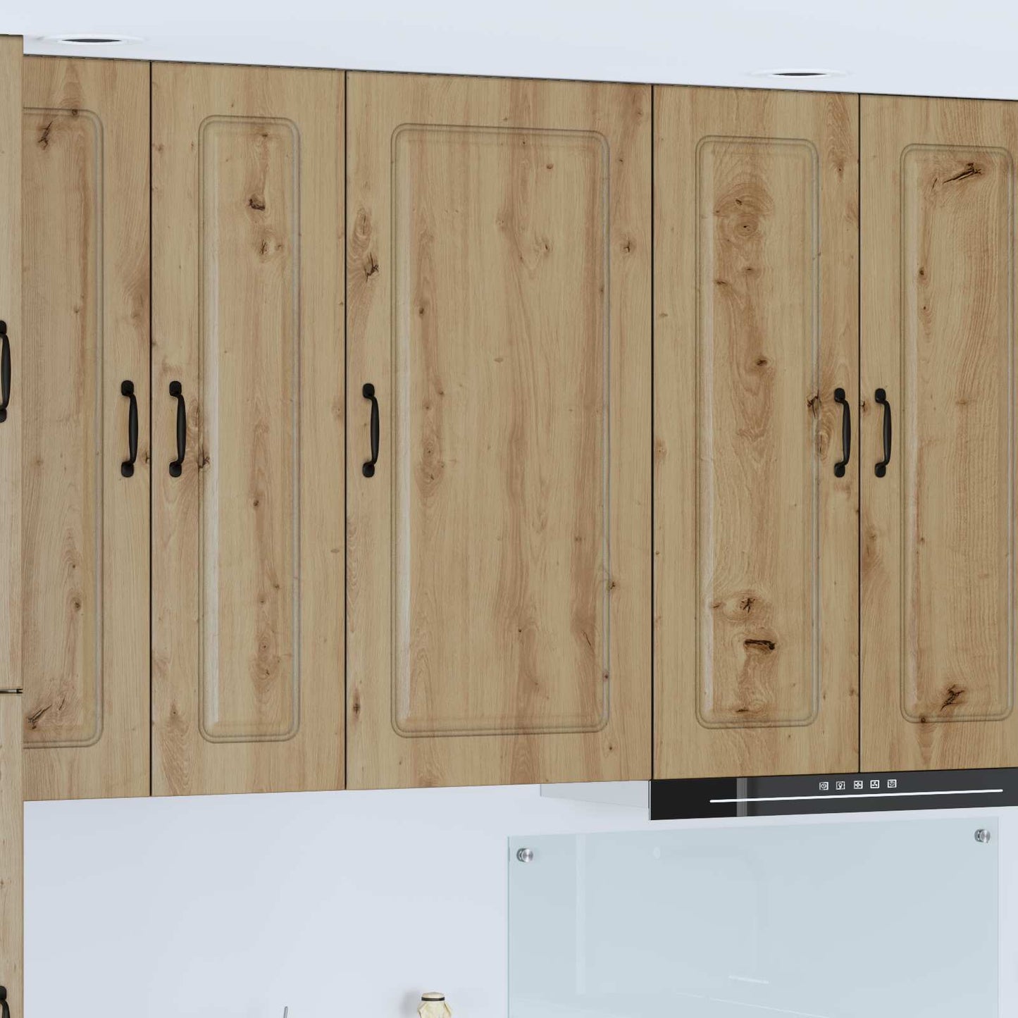 vidaXL Κρεμαστό ντουλάπι κουζίνας Artisan Oak 50 x 31 x 100 εκ.