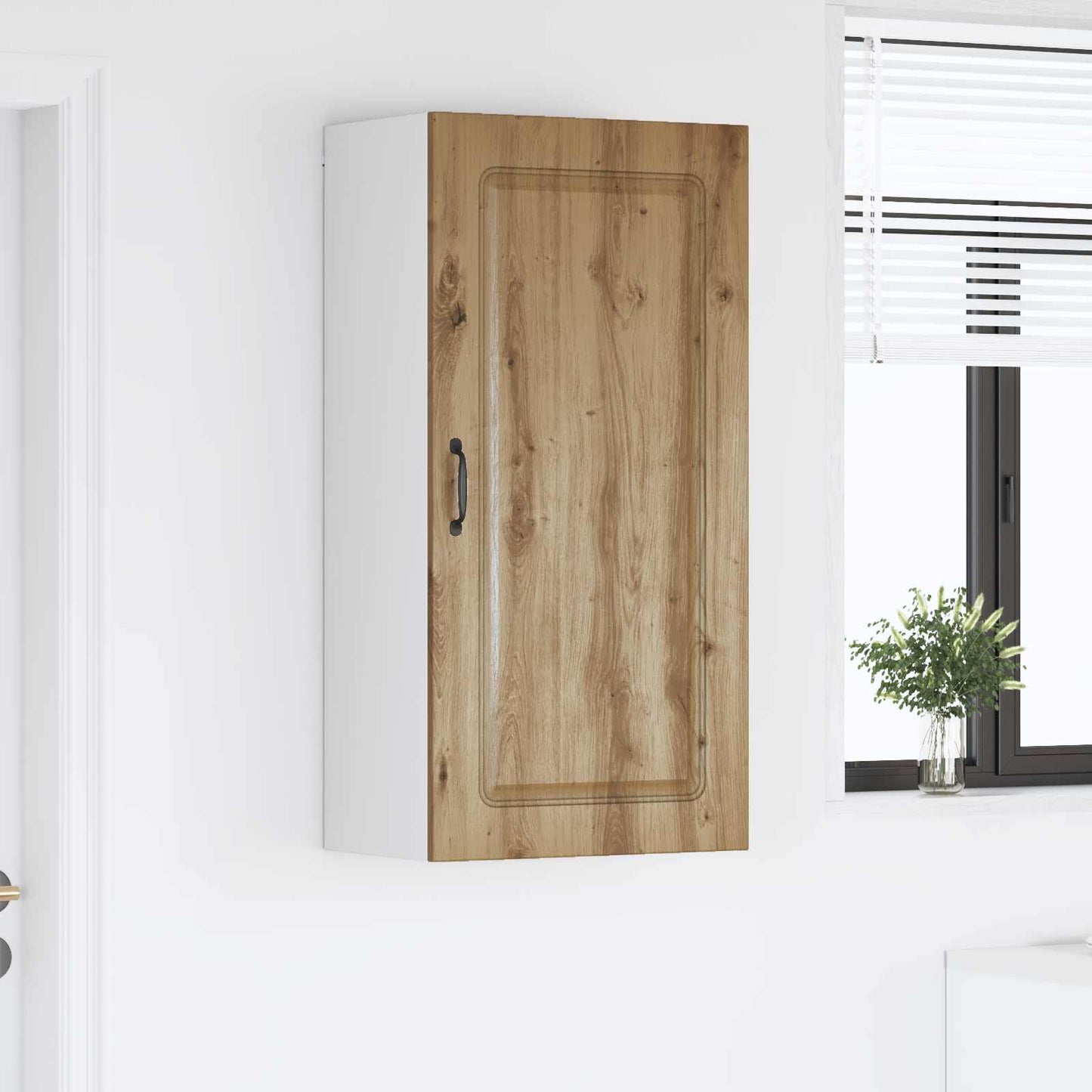 vidaXL Κρεμαστό ντουλάπι κουζίνας Artisan Oak 50 x 31 x 100 εκ.