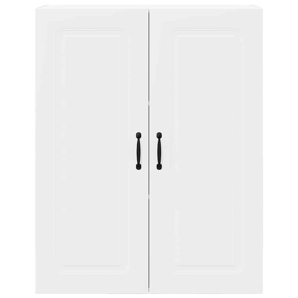 vidaXL Κρεμαστό ντουλάπι κουζίνας με ράφι Λευκό 80 x 31 x 100 εκ.