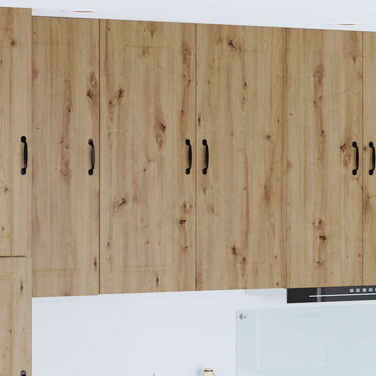 vidaXL Κρεμαστό ντουλάπι κουζίνας Artisan Oak 80 x 31 x 100 εκ.