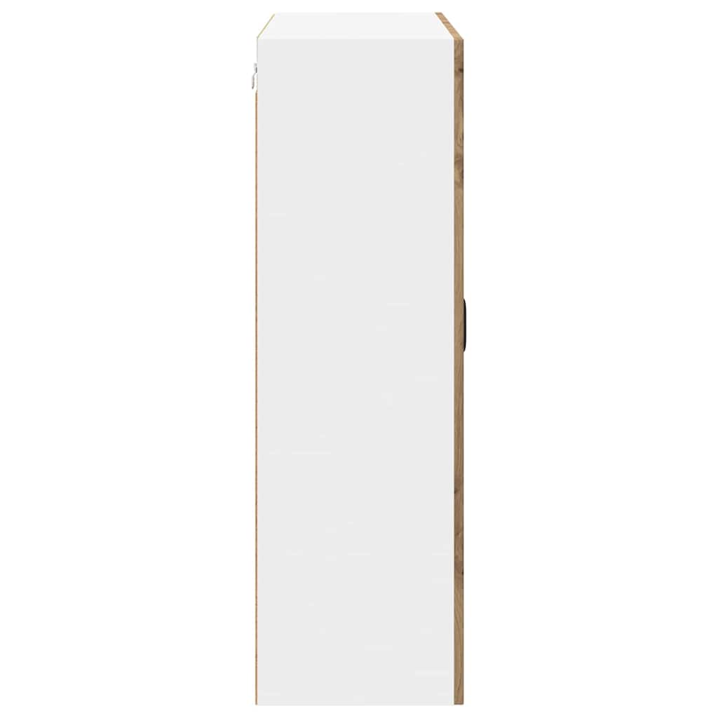 vidaXL Κρεμαστό ντουλάπι κουζίνας Artisan Oak 80 x 31 x 100 εκ.