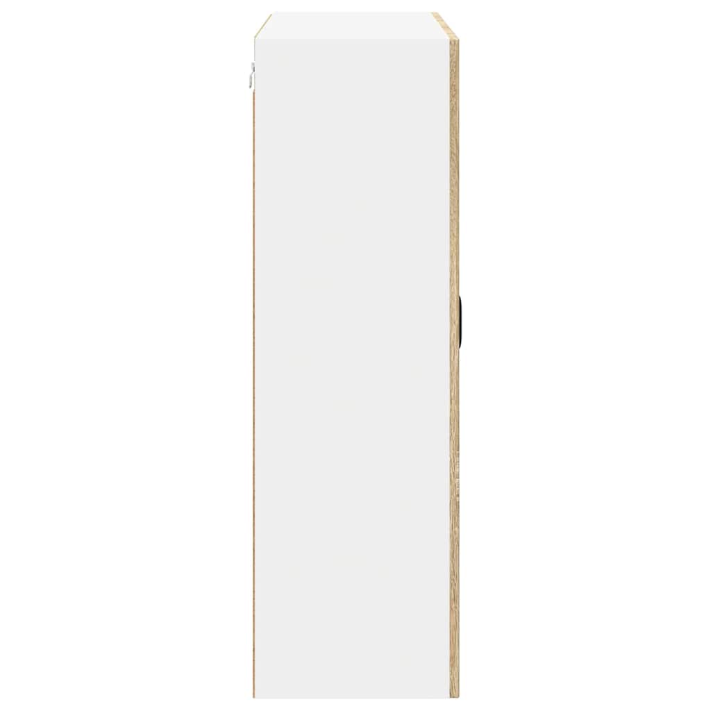 vidaXL Κρεμαστό ντουλάπι κουζίνας Δρύς Sonoma 80 x 31 x 100 εκ.