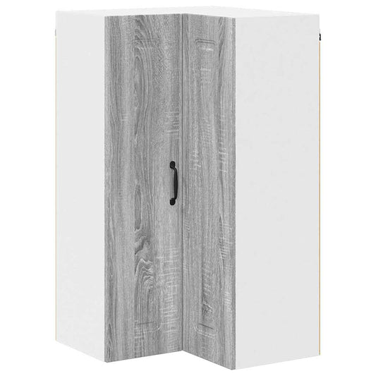 vidaXL Κρεμαστό ντουλάπι κουζίνας Γκρίζο Σονομα 57 x 57 x 100 εκ.