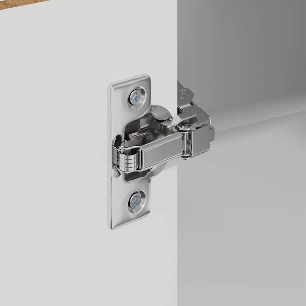 vidaXL Κρεμαστό ντουλάπι κουζίνας με ράφι Παλιό Ξύλο 57 x 57 x 100 εκ.