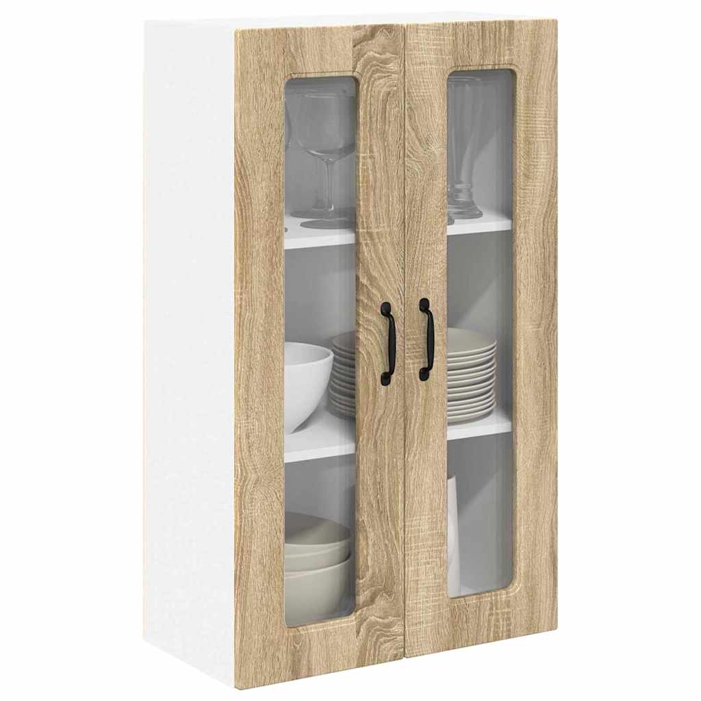 vidaXL Κρεμαστό ντουλάπι κουζίνας Δρύς Sonoma 60 x 31 x 100 εκ.
