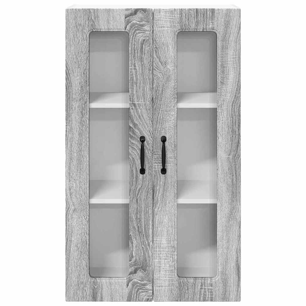 vidaXL Κρεμαστό ντουλάπι κουζίνας Γκρίζο Σονομα 60 x 31 x 100 εκ.