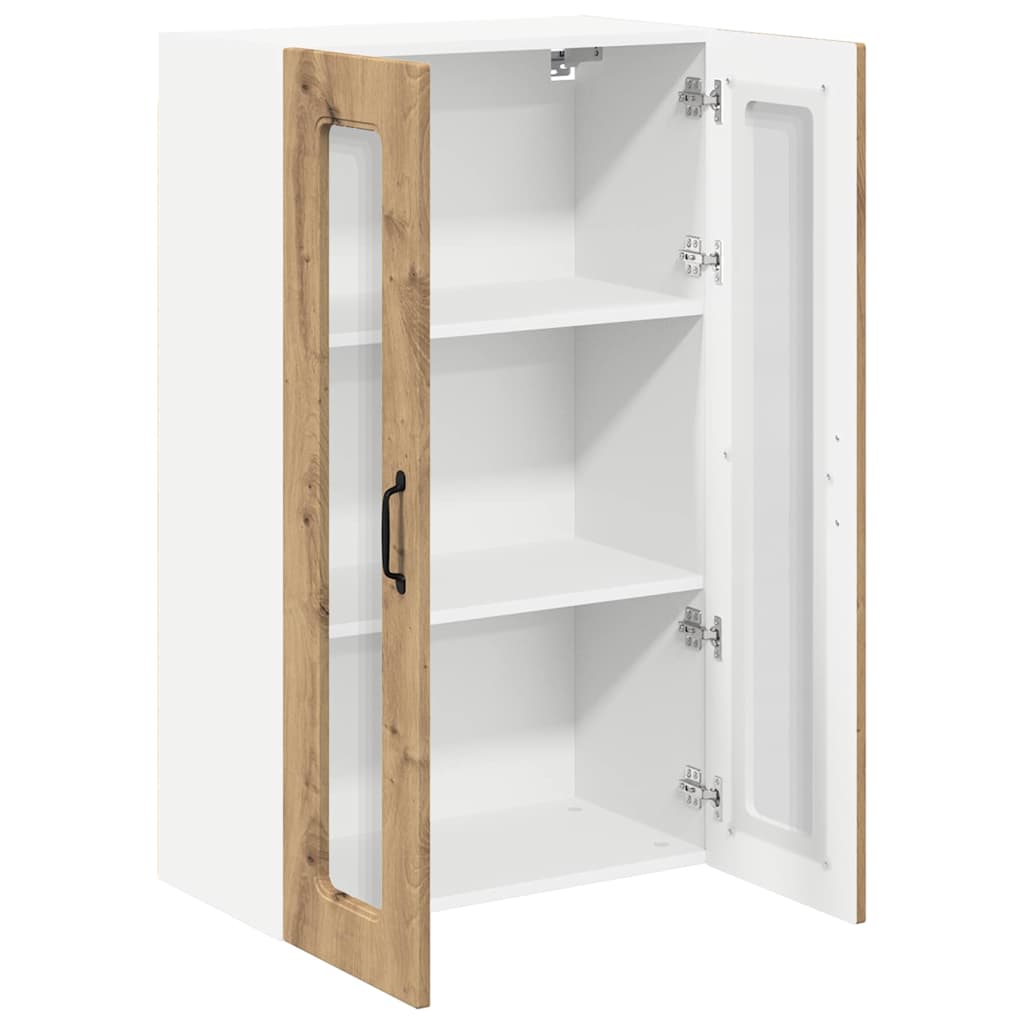 vidaXL Κρεμαστό ντουλάπι κουζίνας Artisan Oak 60 x 31 x 100 εκ.