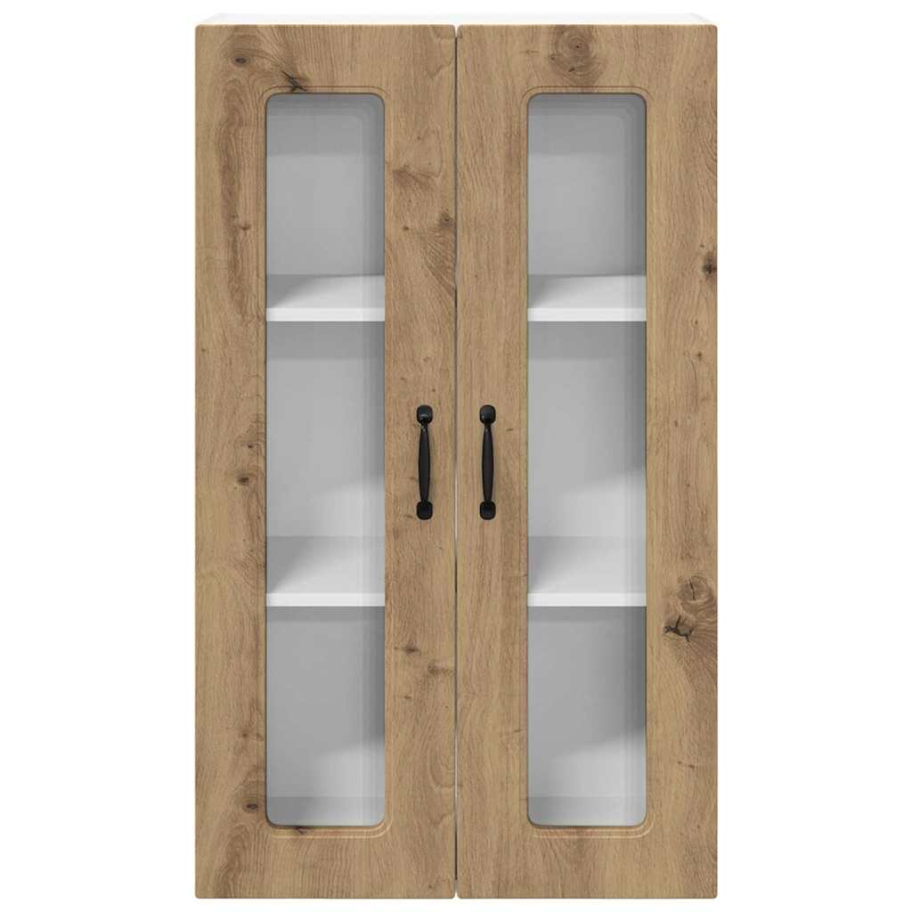 vidaXL Κρεμαστό ντουλάπι κουζίνας Artisan Oak 60 x 31 x 100 εκ.