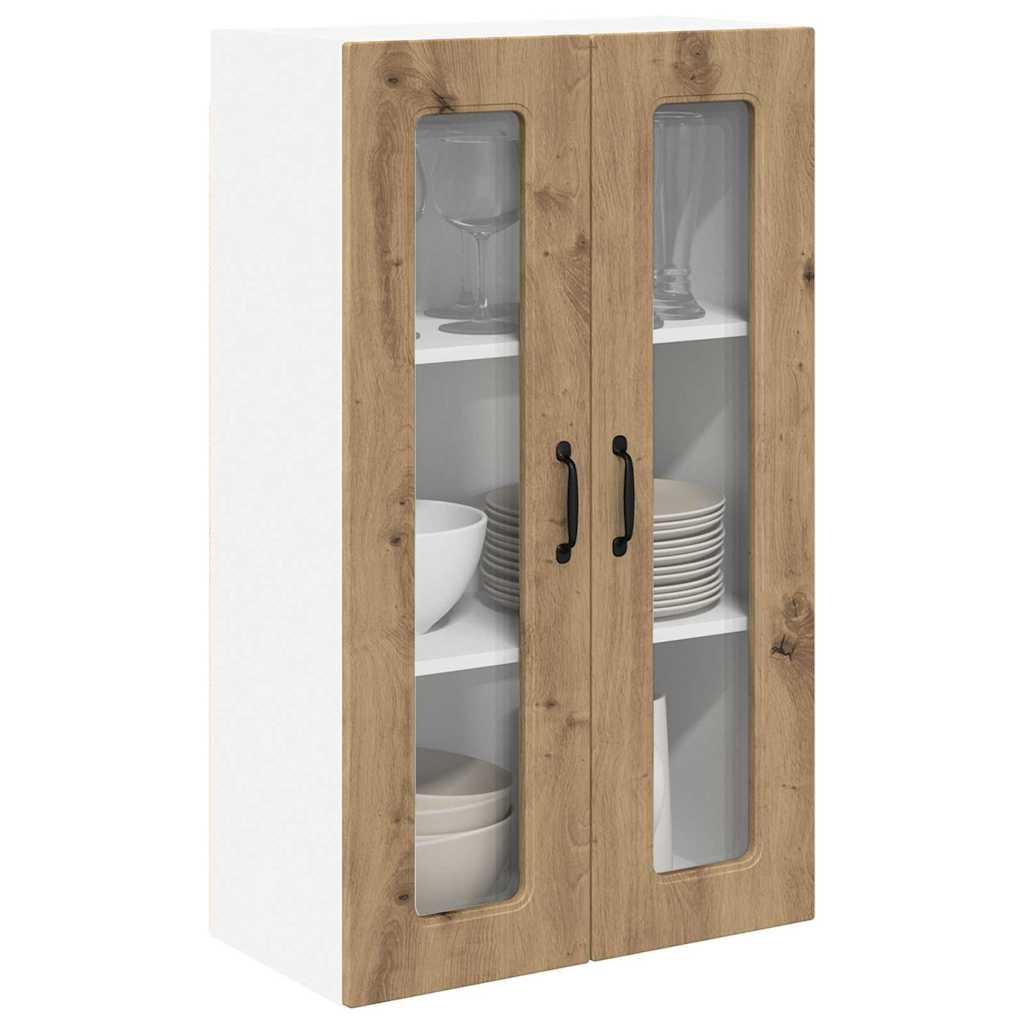 vidaXL Κρεμαστό ντουλάπι κουζίνας Artisan Oak 60 x 31 x 100 εκ.