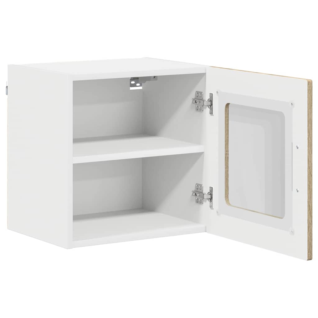 vidaXL Κρεμαστό ντουλάπι κουζίνας 2 pcs Δρύς Sonoma 40 x 31 x 40 εκ.