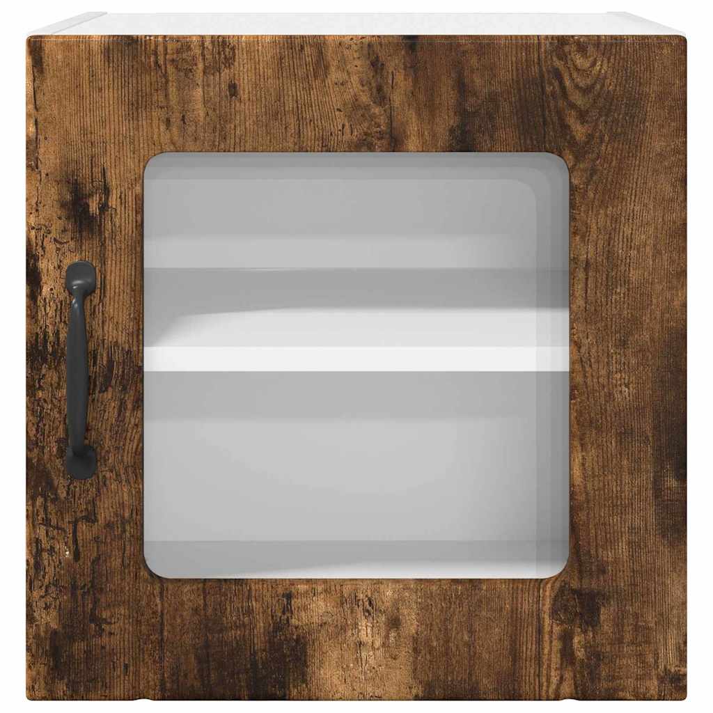 vidaXL Κρεμαστό ντουλάπι κουζίνας Καπνιστό Δρύς 40 x 31 x 40 εκ.