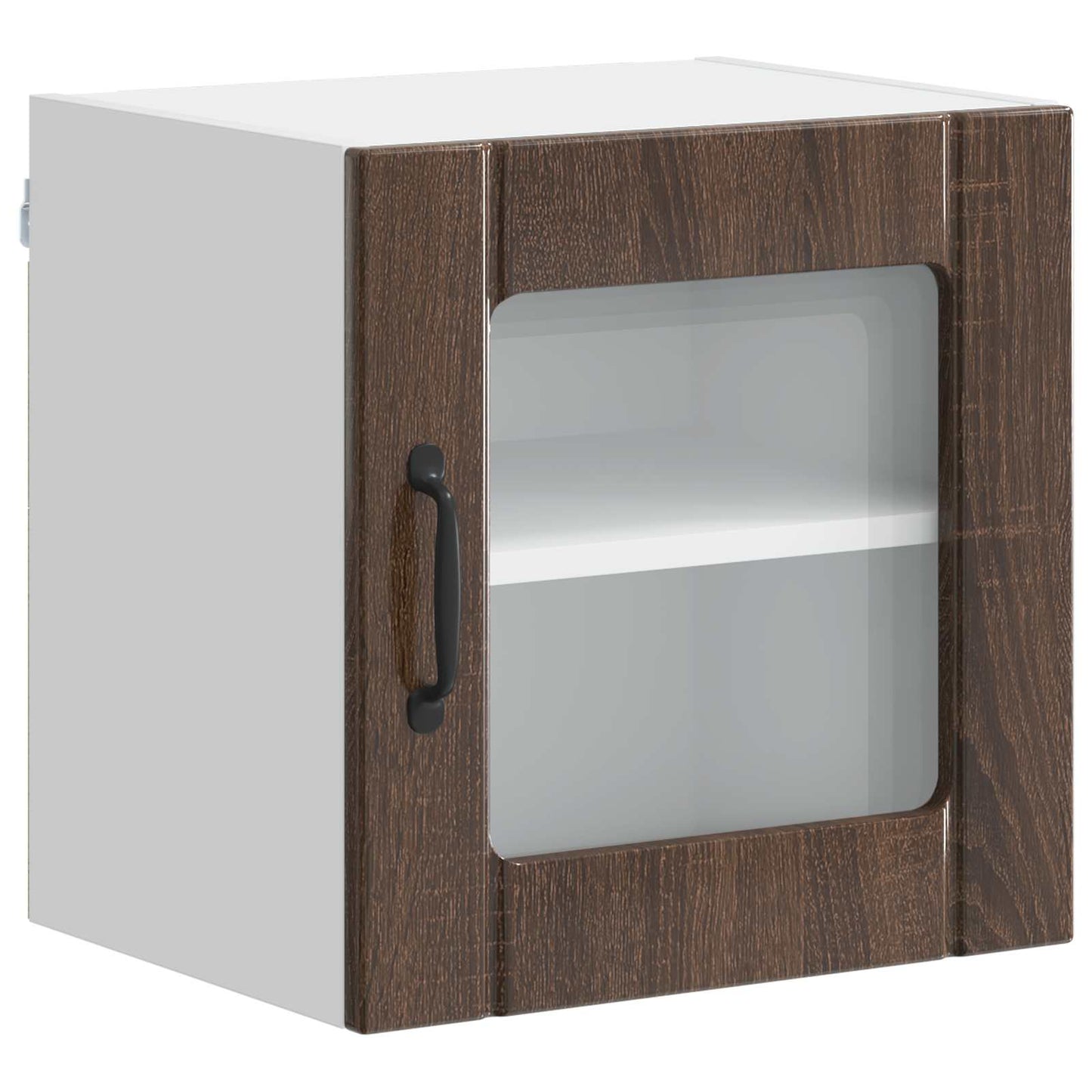 vidaXL Ραφιέρα τοίχου Lucca 2 pcs Καφέ Ξύλο Δρυός 40 x 31 x 40 εκ.