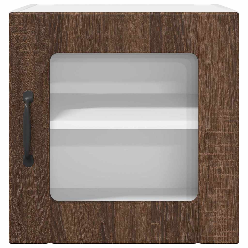 vidaXL Ντουλάπα Κουζίνας με ράφι 2 pcs Καφέ δρυς 40 x 31 x 40 εκ.