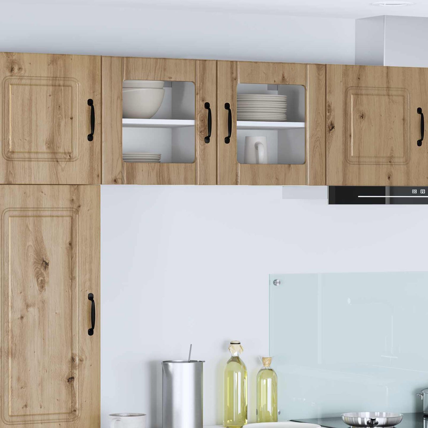 vidaXL Ραφιέρα τοίχου Lucca 2 pcs Artisan Δρυς 40 x 31 x 40 εκ.