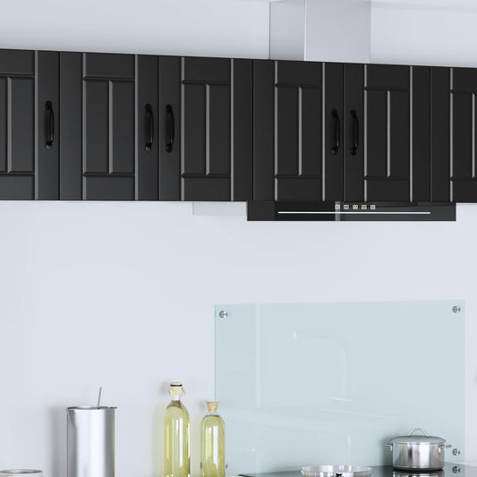 vidaXL Ντουλάπα Τοίχου LUCCA Μαύρο 30 x 31 x 40 εκ. Επεξεργασμένο Ξύλο