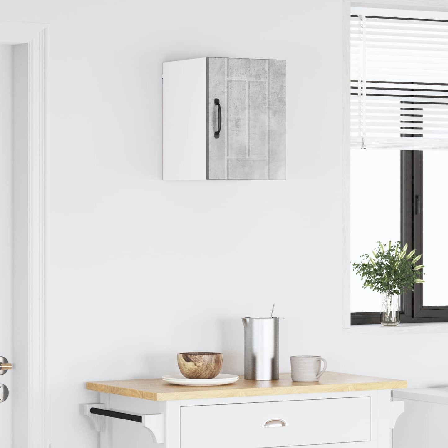 vidaXL Ντουλάπα Τοίχου Lucca Γκρι Σκυροδέματος 30 x 31 x 40 εκ.