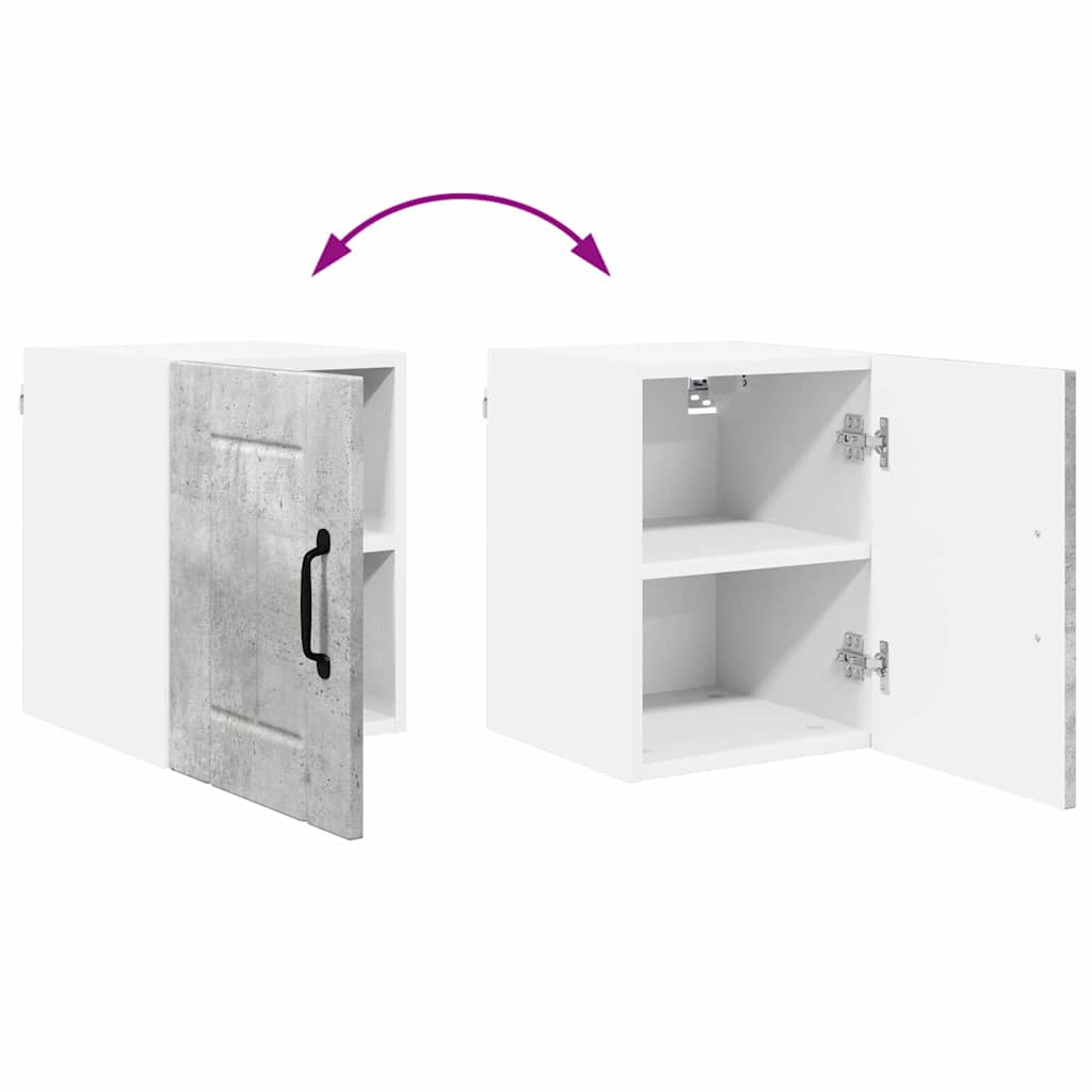 vidaXL Κρεμαστό ντουλάπι κουζίνας Σκυρόδεμα Γκρι 30 x 31 x 40 εκ.