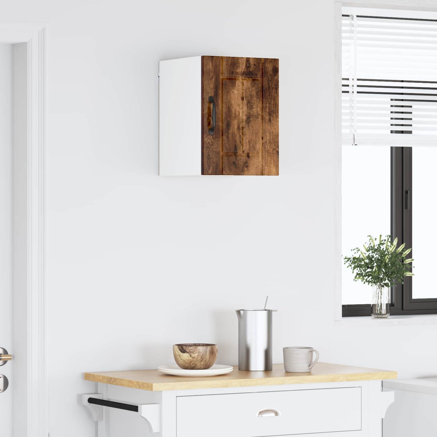 vidaXL Ντουλάπα Κουζίνας Καπνιστό Δρύς 30 x 31 x 40 εκ.