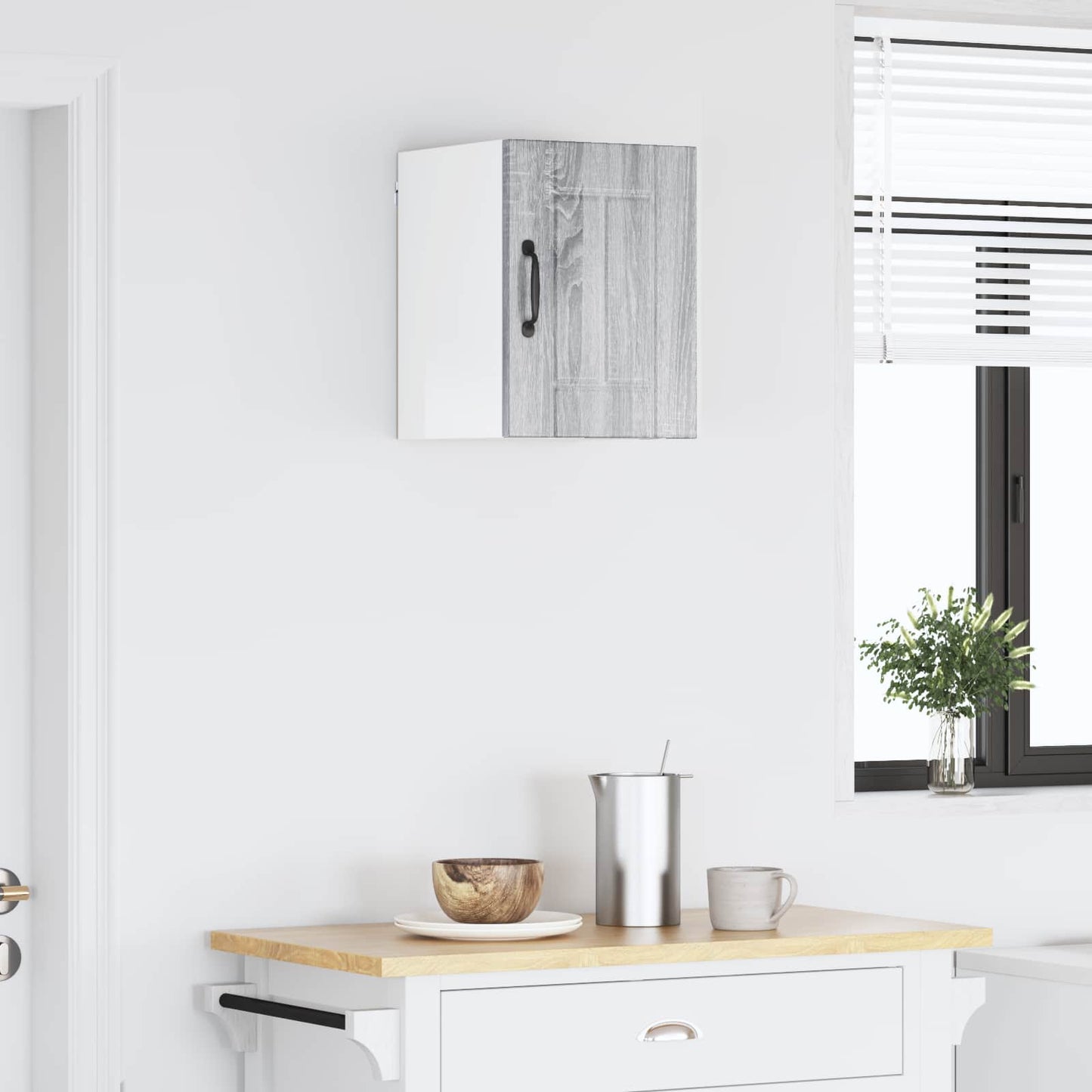 vidaXL Ντουλάπα Τοίχου Lucca Γκρι Sonoma 30 x 31 x 40 εκ.