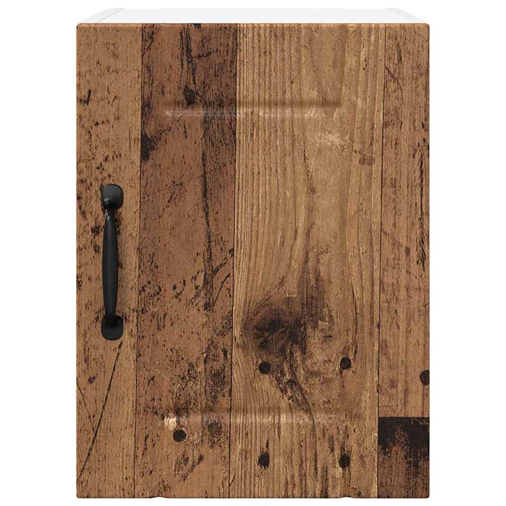 vidaXL Ντουλάπα Κουζίνας με ράφι 2 pcs Παλιό Ξύλο 30 x 31 x 40 εκ.