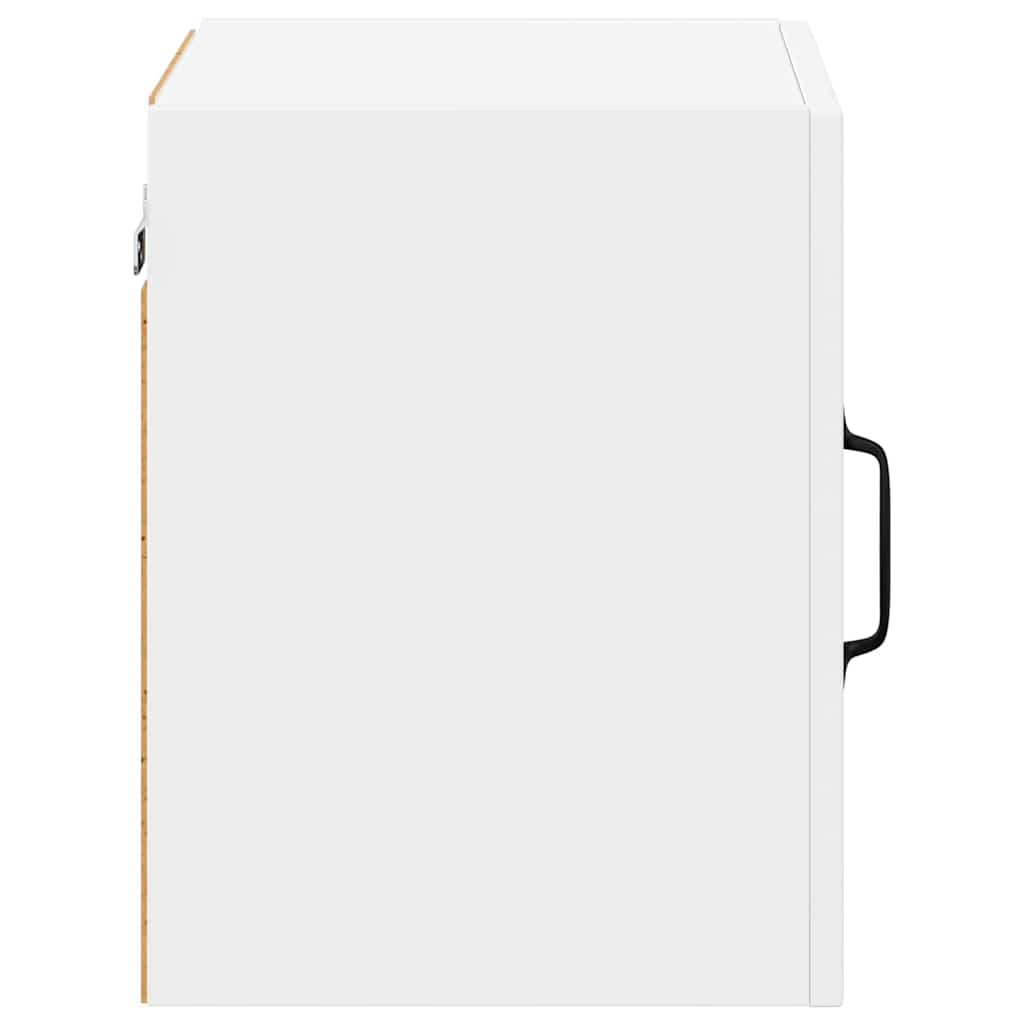 vidaXL Κρεμαστό ντουλάπι κουζίνας με ράφι Λευκό 40 x 31 x 40 εκ.