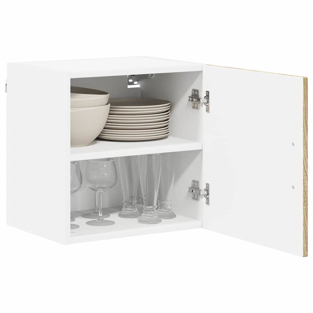 vidaXL Κρεμαστό ντουλάπι κουζίνας 2 pcs Δρύς Sonoma 40 x 31 x 40 εκ.