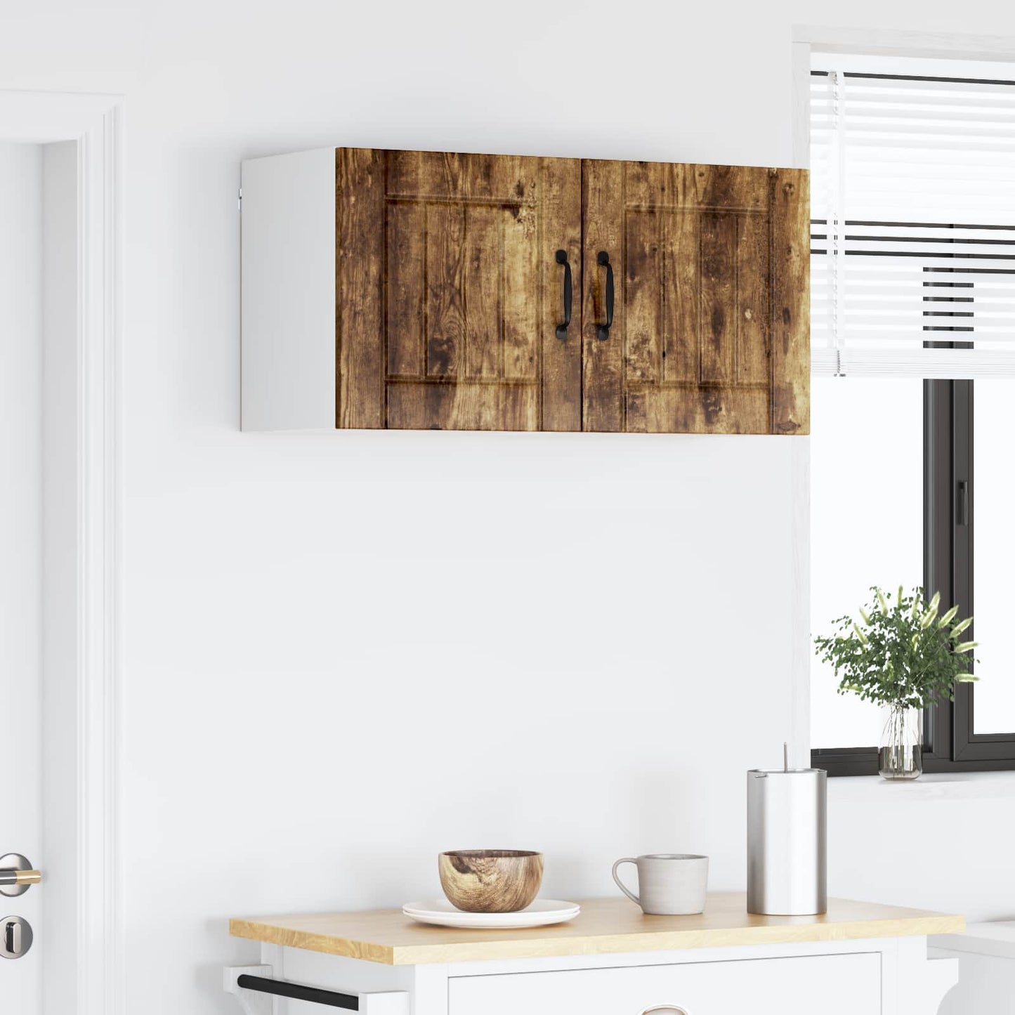 vidaXL Ντουλάπα Κουζίνας 2 pcs Καπνιστό Δρύς 40 x 31 x 40 εκ.