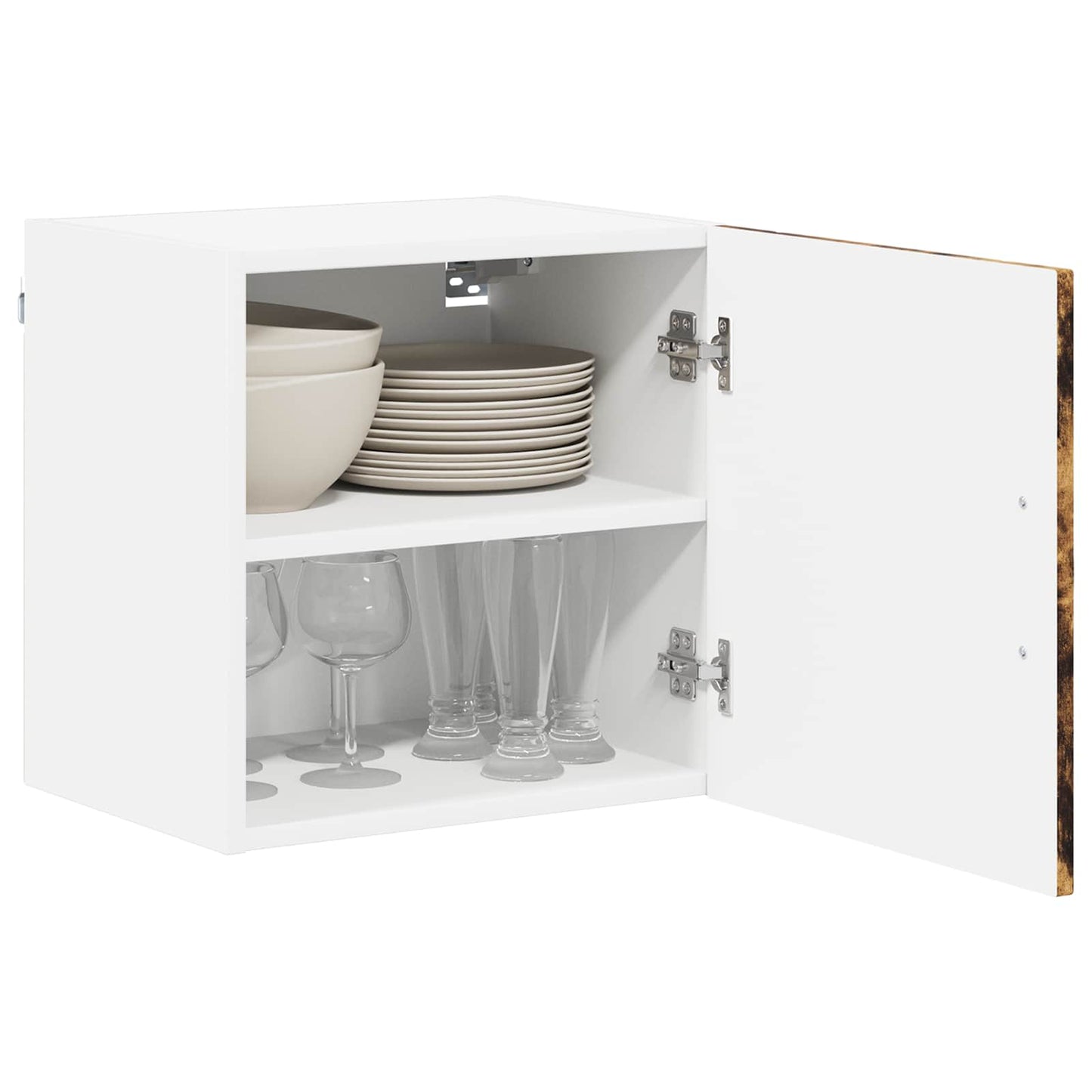 vidaXL Ντουλάπα Τοίχου LUCCA 2 pcs Καπνισμένο Ξύλο Δρυός