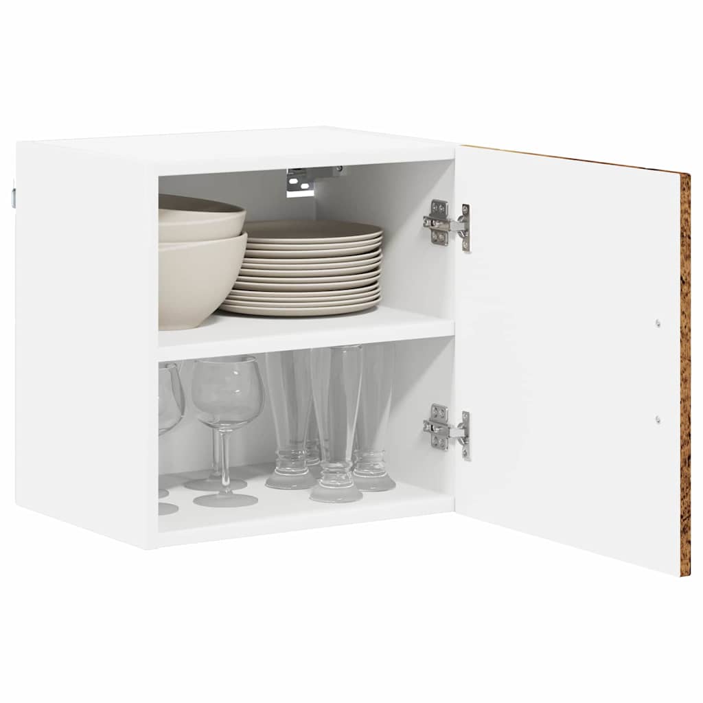 vidaXL Ντουλάπα Κουζίνας με ράφι 2 pcs Παλιό Ξύλο 40 x 31 x 40 εκ.