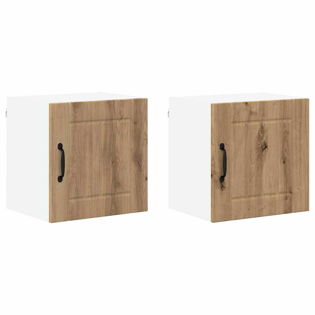 vidaXL Ντουλάπα Κουζίνας με ράφι 2 pcs Artisan Oak 40 x 31 x 40 εκ.