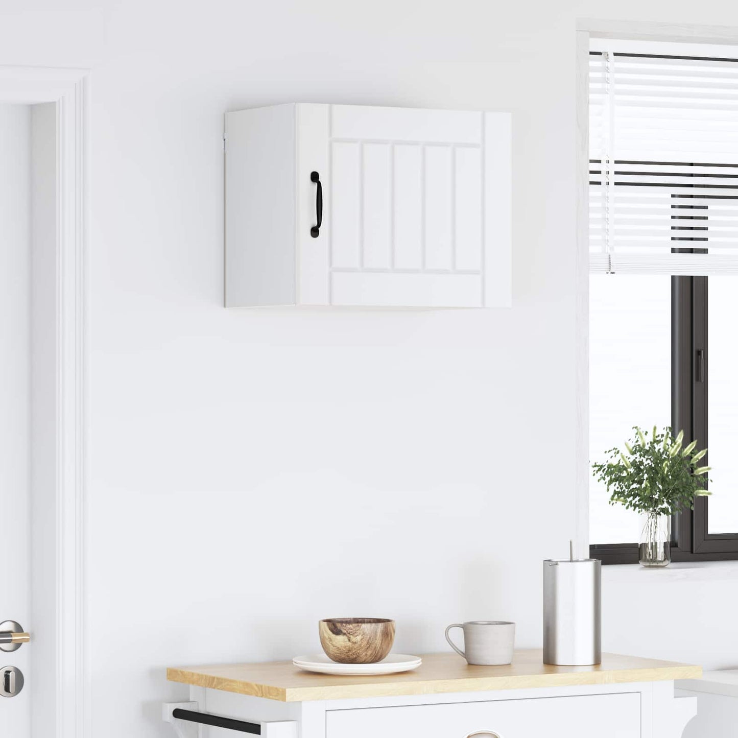 vidaXL Ντουλάπα Κουζίνας Λευκό 50 x 31 x 40 εκ. Επεξεργασμένο ξύλο