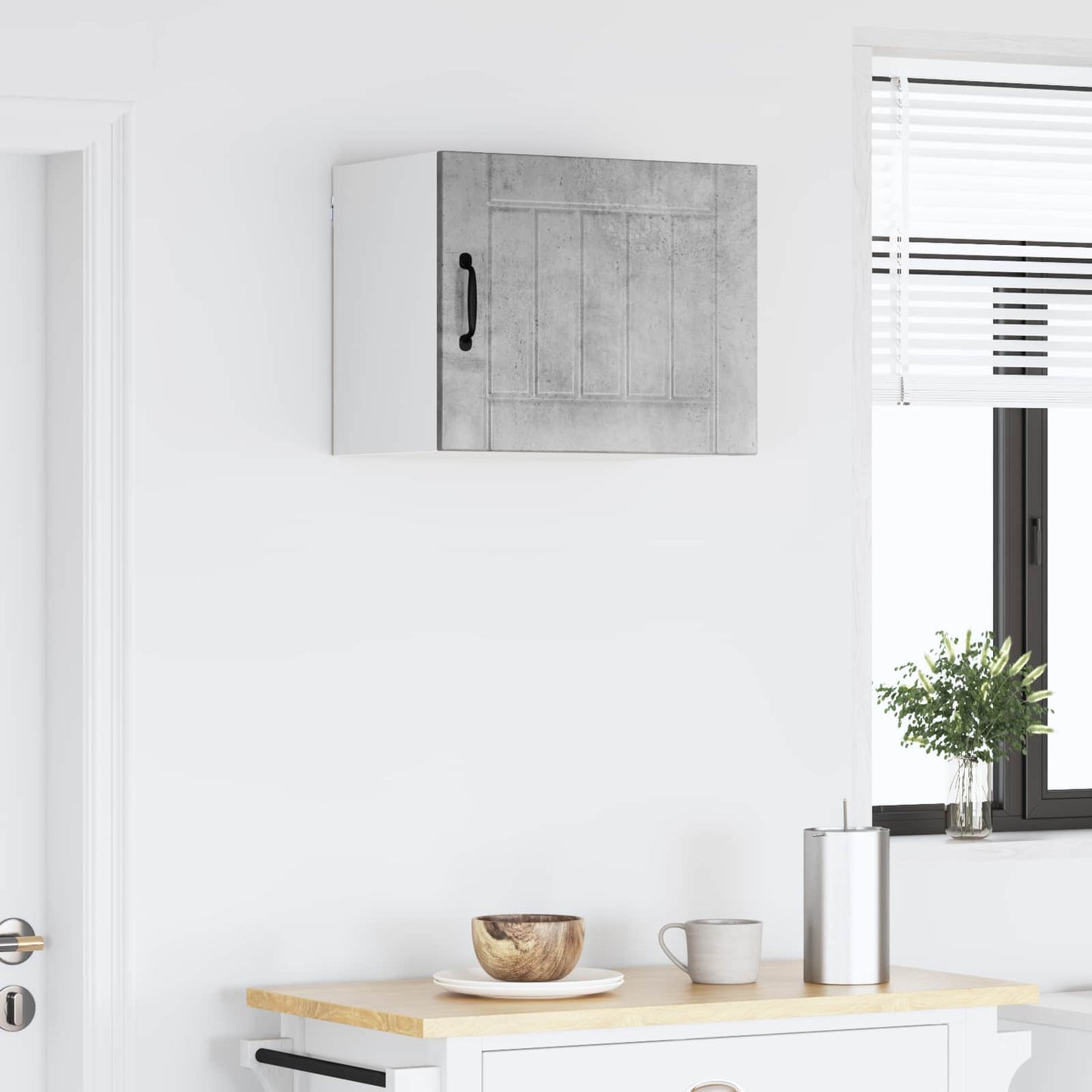 vidaXL Ντουλάπα Τοίχου Lucca Γκρι Σκυροδέματος 50 x 31 x 40 εκ.