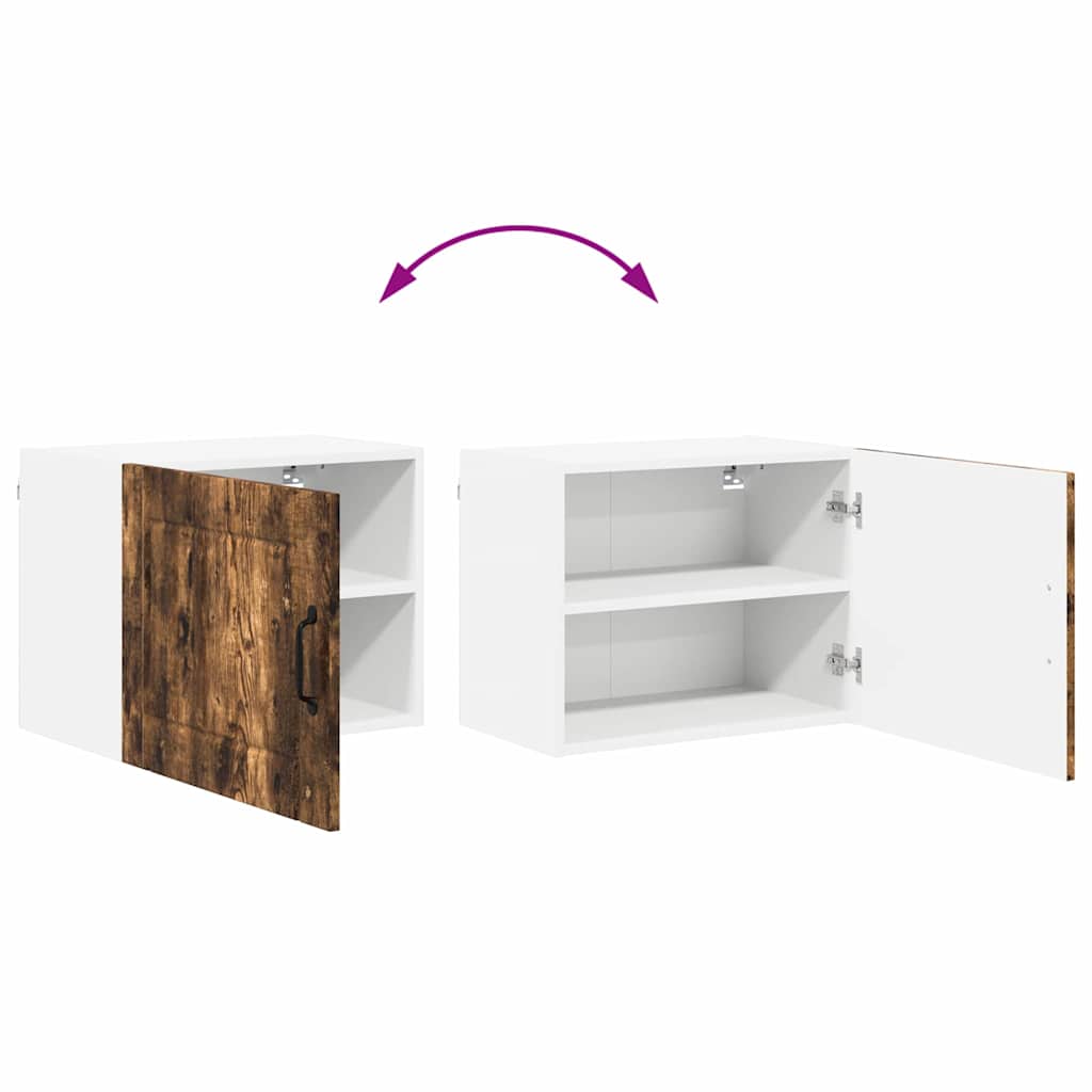 vidaXL Ντουλάπα Κουζίνας με ράφι Καπνιστό Δρύς 50 x 31 x 40 εκ.