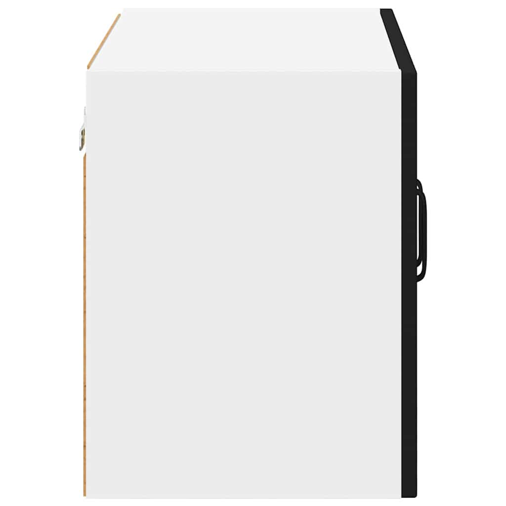 vidaXL Κρεμαστό ντουλάπι κουζίνας με ράφι 2 pcs Μαύρο 60 x 31 x 40 εκ