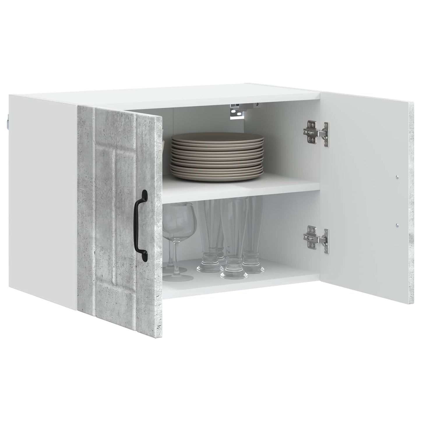 vidaXL Ντουλάπα Τοίχου Lucca Γκρι Σκυροδέματος 60 x 31 x 40 εκ