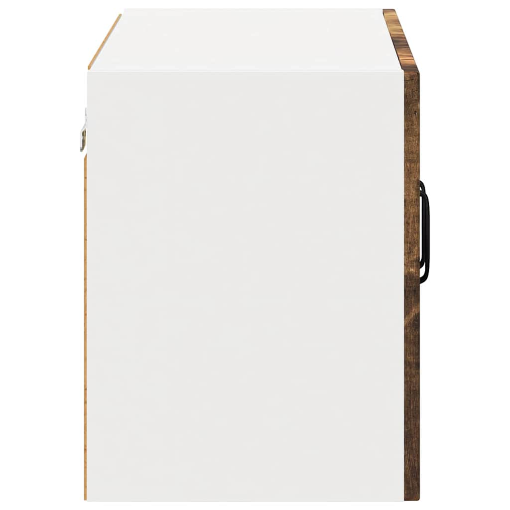 vidaXL Κρεμαστό ντουλάπι κουζίνας Καπνιστή δρυς 60 x 31 x 40 εκ