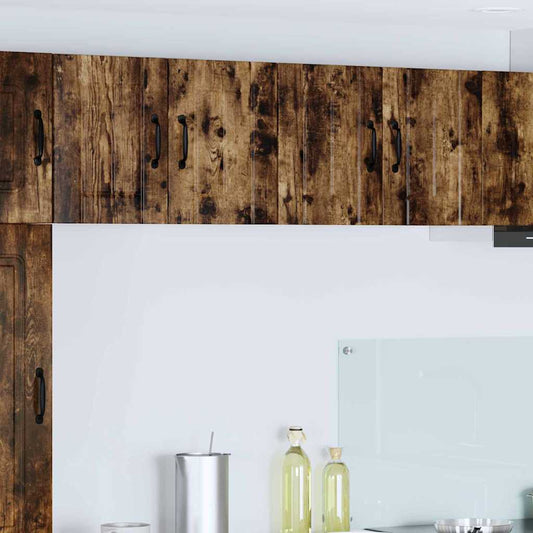 vidaXL Κρεμαστό ντουλάπι κουζίνας 2 pcs Καπνιστή δρυς 60 x 31 x 40 εκ