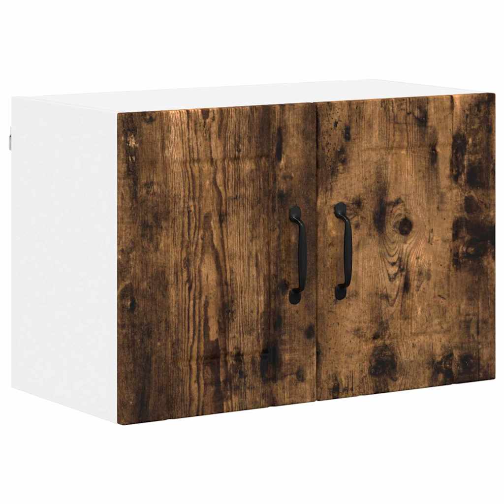 vidaXL Κρεμαστό ντουλάπι κουζίνας 2 pcs Καπνιστή δρυς 60 x 31 x 40 εκ