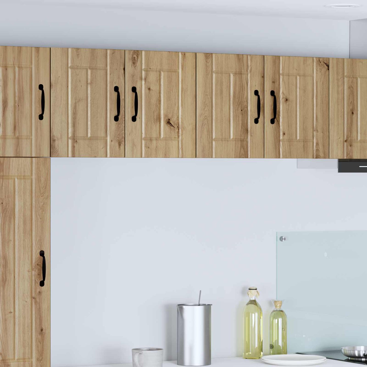vidaXL Κρεμαστό ντουλάπι κουζίνας Lucca Artisan Δρυς 60 x 31 x 40 εκ