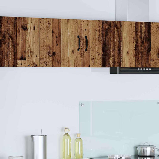 vidaXL Κρεμαστό ντουλάπι κουζίνας με ράφι Παλιό Ξύλο 80 x 31 x 40 εκ