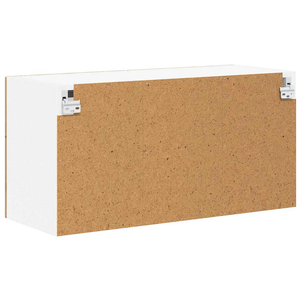 vidaXL Κρεμαστό ντουλάπι κουζίνας με ράφι Artisan Oak 80 x 31 x 40 εκ