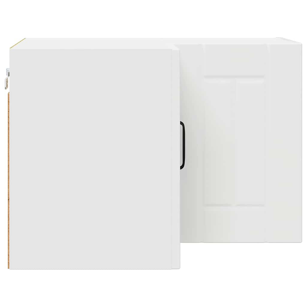 vidaXL Κρεμαστό ντουλάπι κουζίνας με ράφι Λευκό 57 x 57 x 40 εκ.