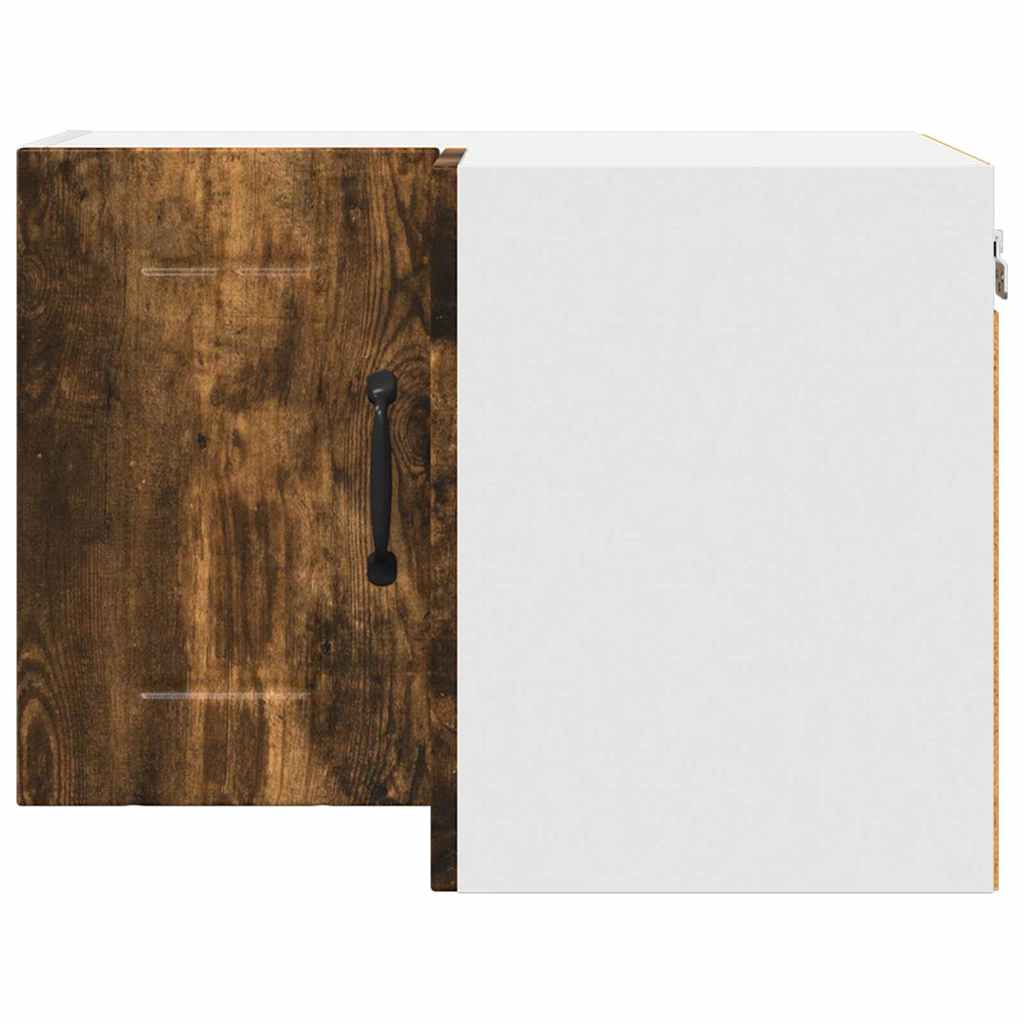 vidaXL Κρεμαστό ντουλάπι κουζίνας Καπνιστό Δρύς 57 x 57 x 40 εκ.