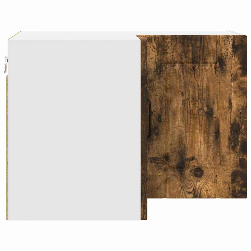 vidaXL Κρεμαστό ντουλάπι κουζίνας Καπνιστό Δρύς 57 x 57 x 40 εκ.