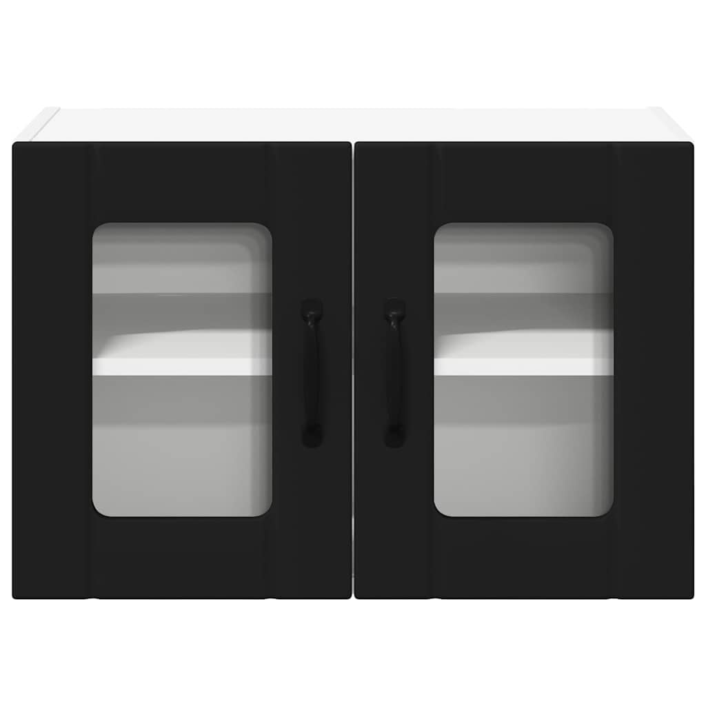 vidaXL Ντουλάπα Κουζίνας Μαύρο 60 x 31 x 40 εκ Επεξεργασμένο ξύλο