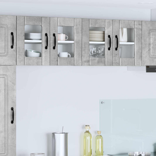 vidaXL Ραφιέρα τοίχου LUCCA Γκρι Σκυροδέματος 60 x 31 x 40 εκ