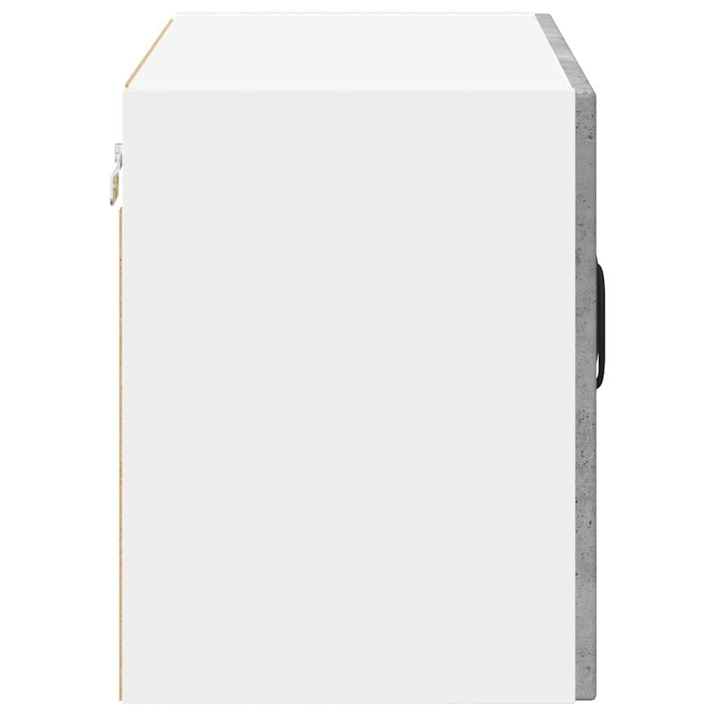 vidaXL Κρεμαστό ντουλάπι κουζίνας 2 pcs Σκυρόδεμα Γκρι 60 x 31 x 40 εκ