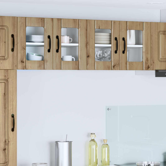 vidaXL Ραφιέρα τοίχου LUCCA Artisan Δρυς 60 x 31 x 40 εκ