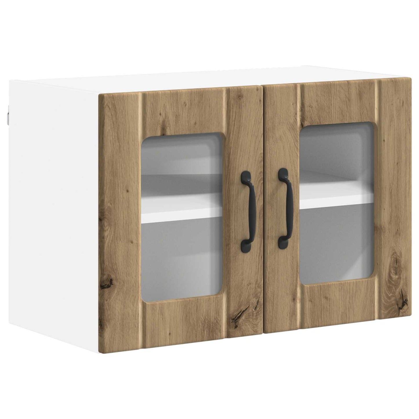 vidaXL Ραφιέρα τοίχου LUCCA 2 pcs Artisan Δρυς Επεξεργασμένο Ξύλο