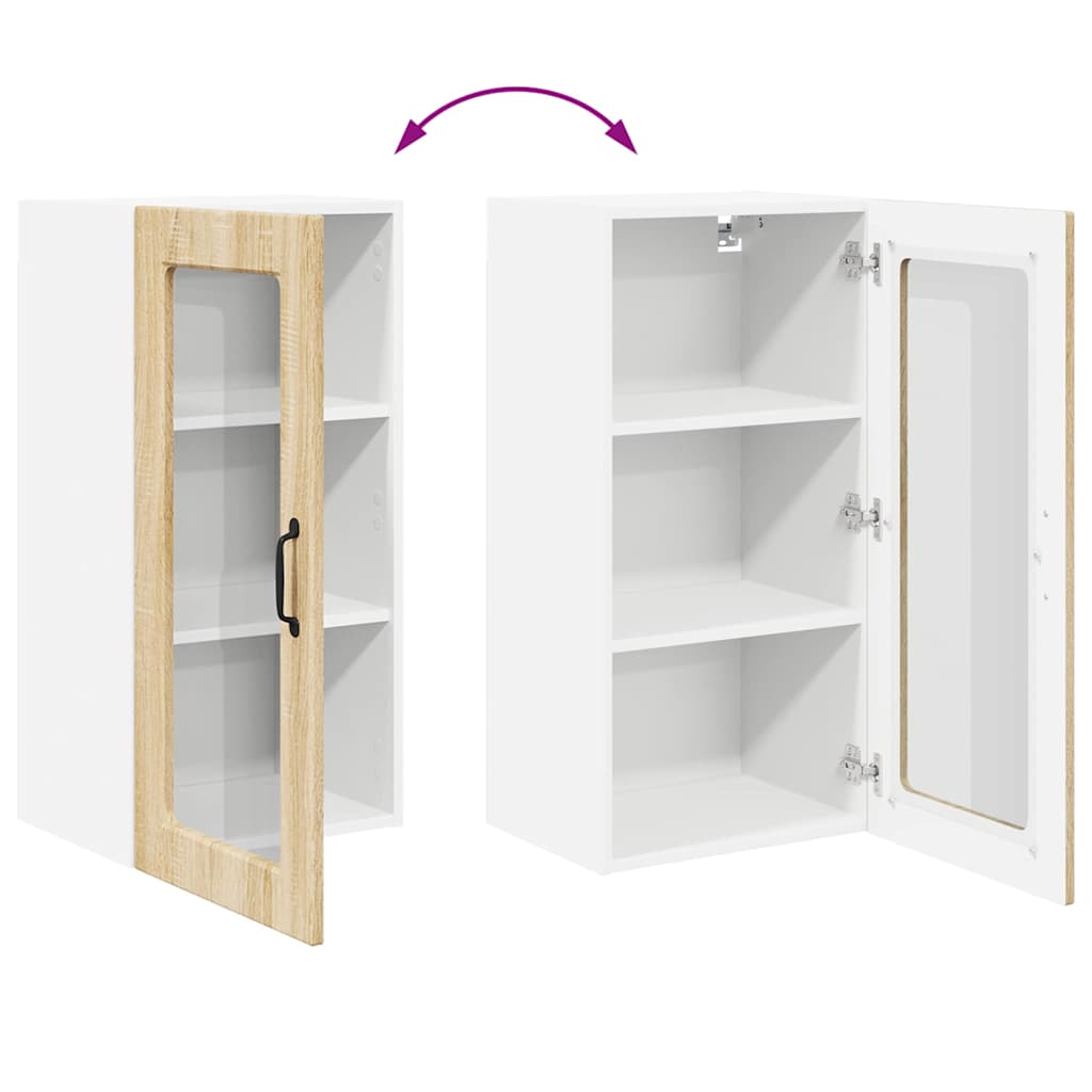 vidaXL Ντουλάπα Κουζίνας με ράφι Δρύς Sonoma 40 x 31 x 80 εκ.